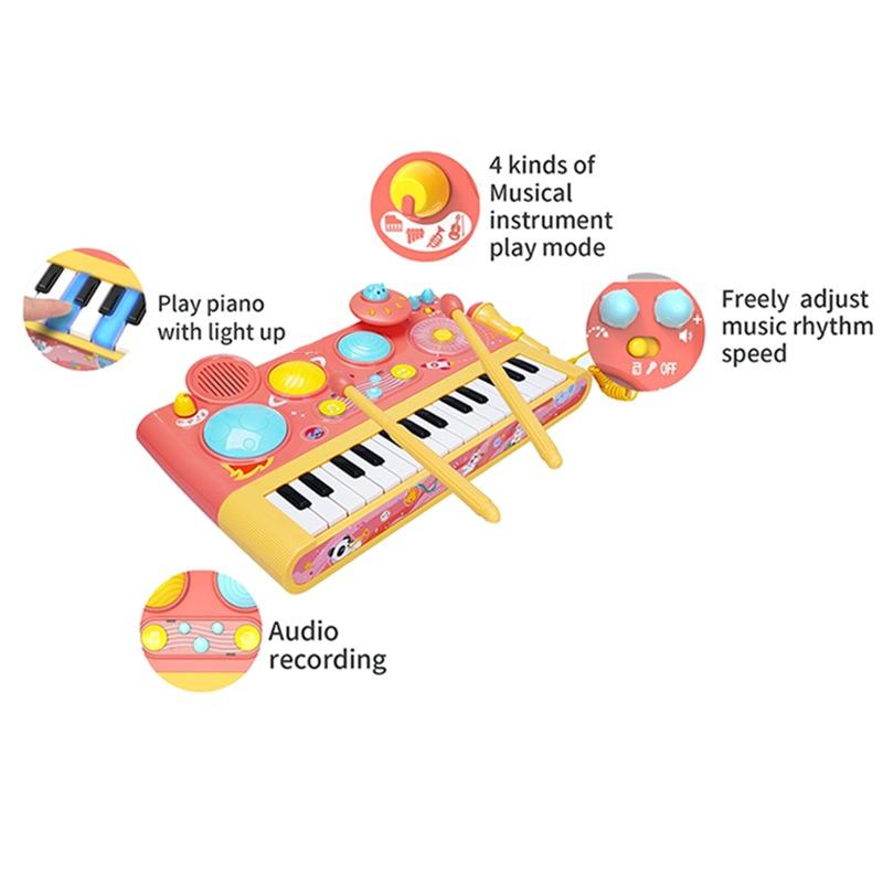 Buy Five Star Musical Piano Pink | Yallatoys.com