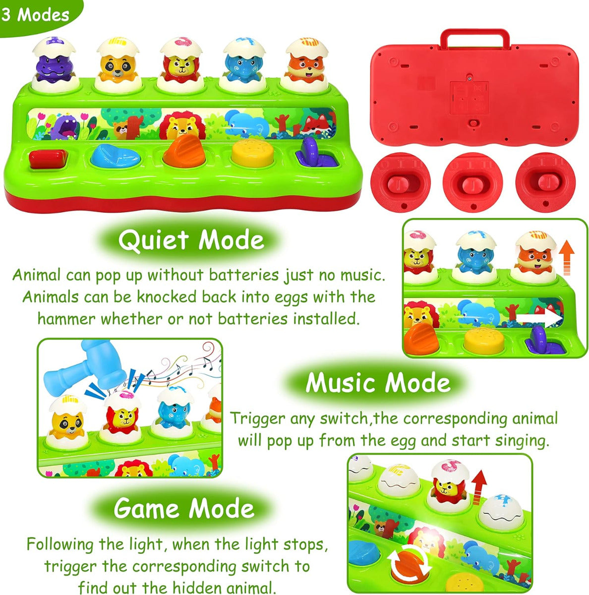 Buy Five Star Interactive Pop Up Animals Toy | Yallatoys.com