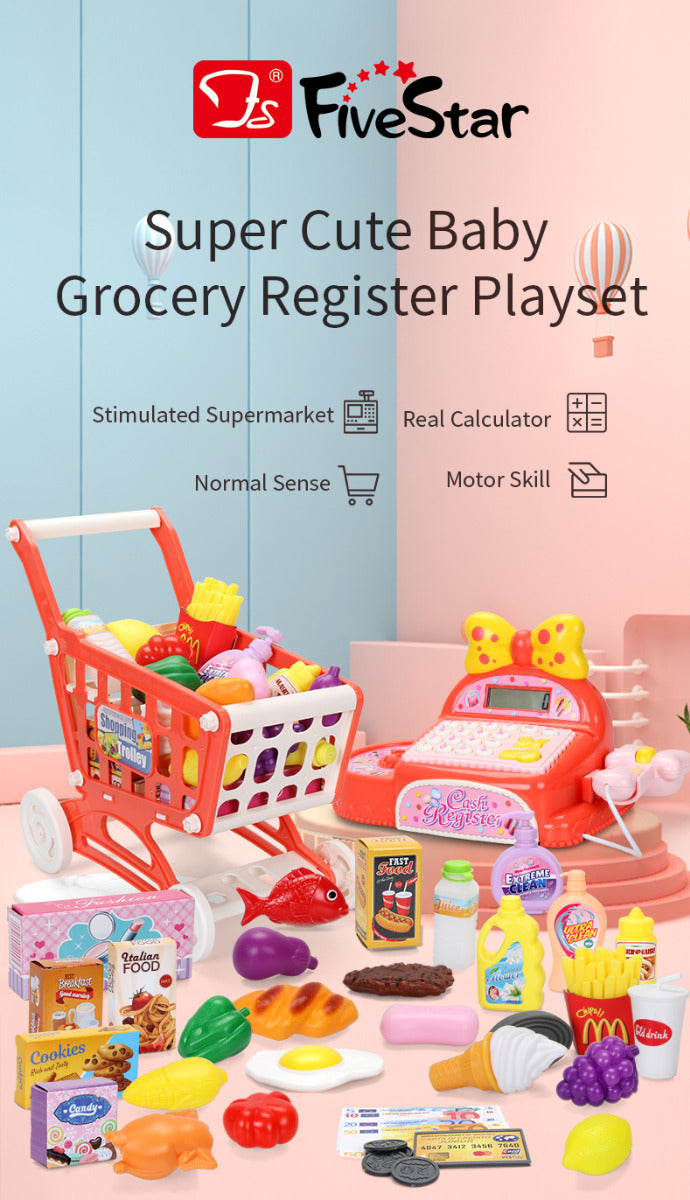 Buy Five Star Cute Cash Register Red | Yallatoys.com