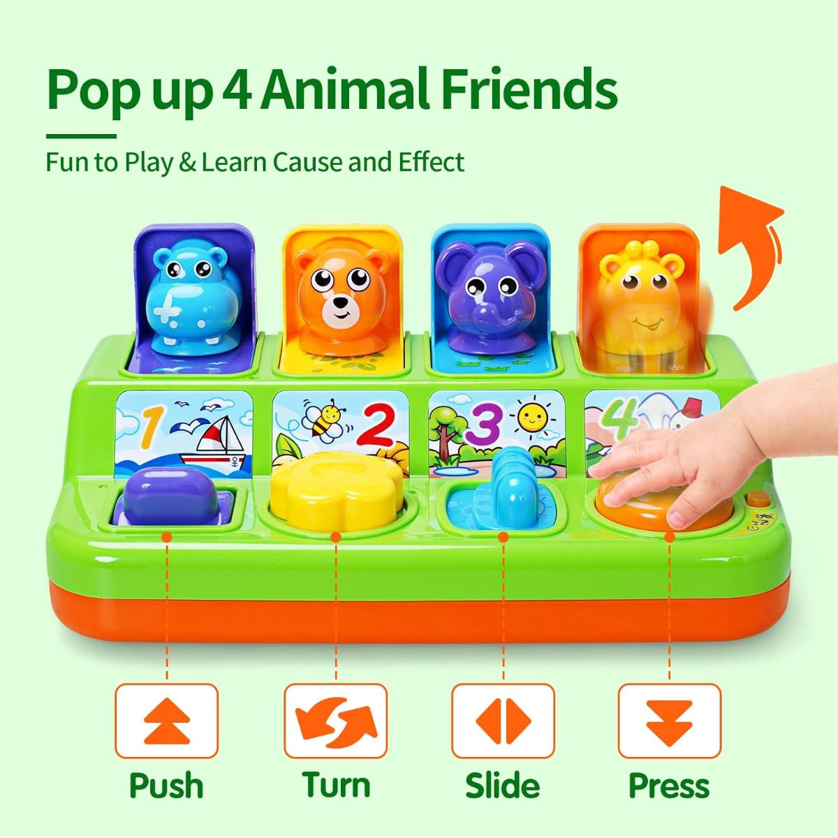 Buy Five Star Pop Up Surprise Cartoon Piano | Yallatoys.com
