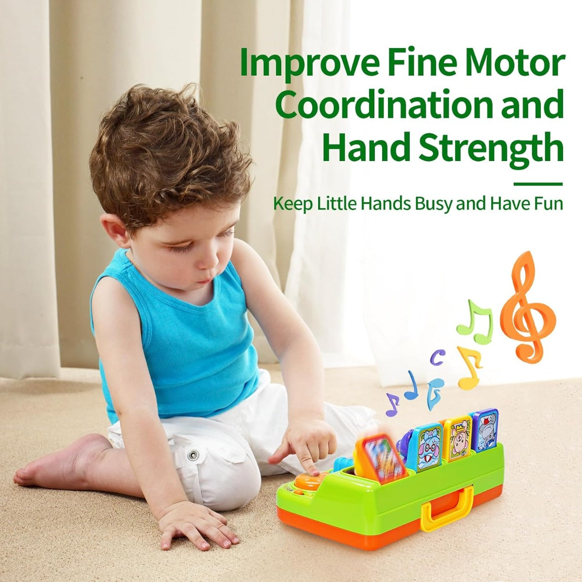 Buy Five Star Pop Up Surprise Cartoon Piano | Yallatoys.com