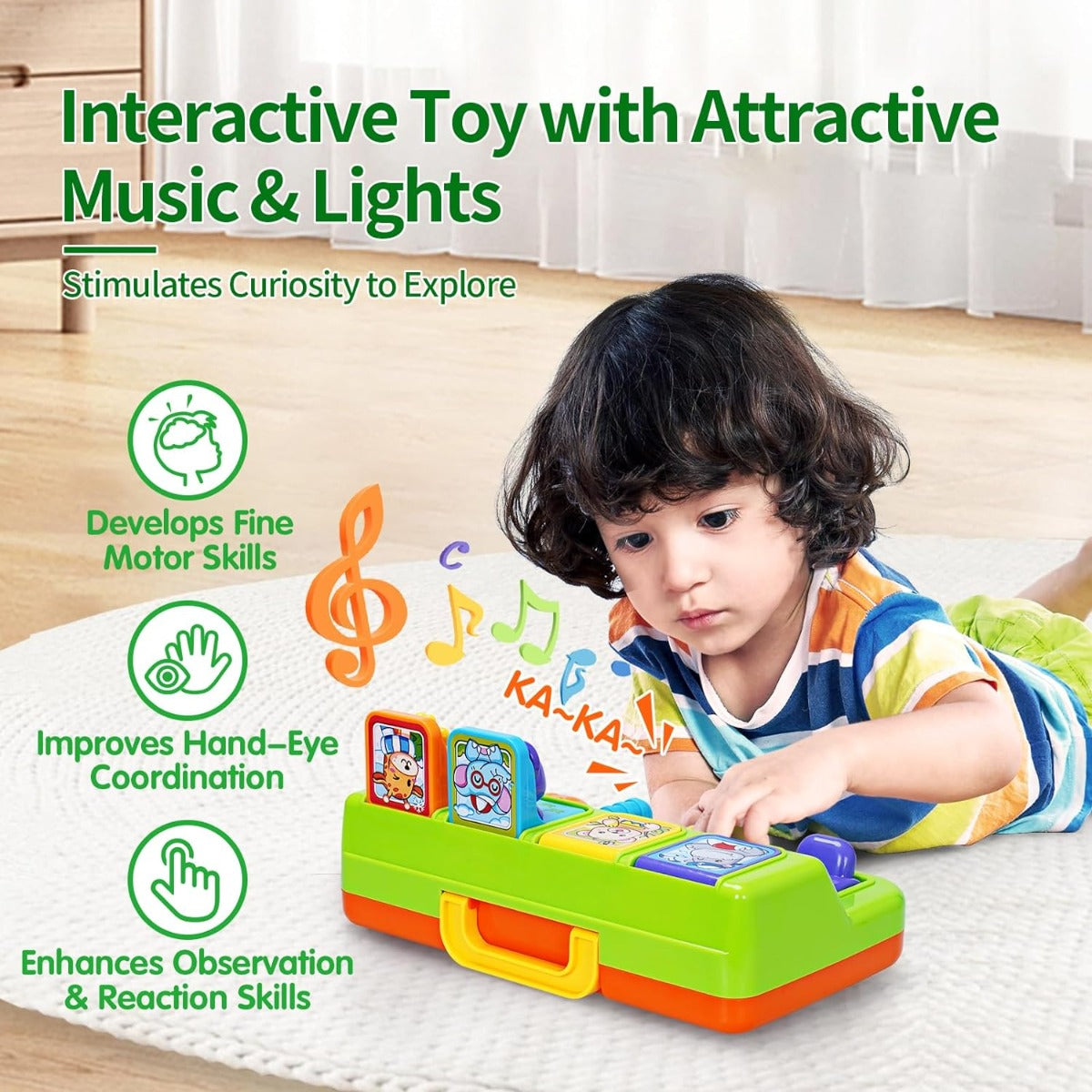 Buy Five Star Pop Up Surprise Cartoon Piano | Yallatoys.com