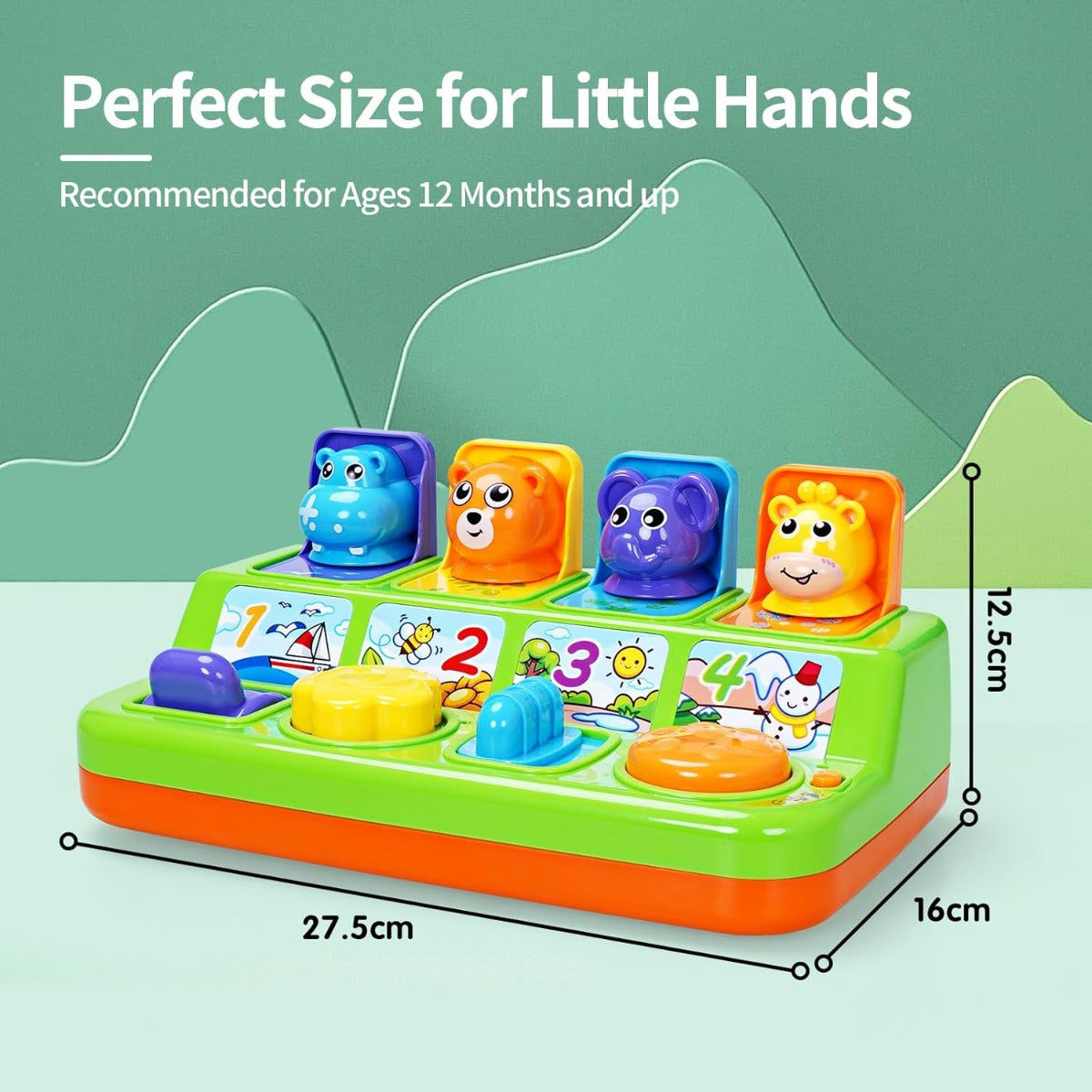 Buy Five Star Pop Up Surprise Cartoon Piano | Yallatoys.com