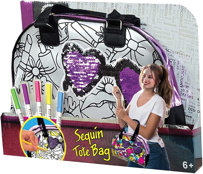 Buy Fashion Time Tote Bag Reversible Sequins | Yallatoys.com
