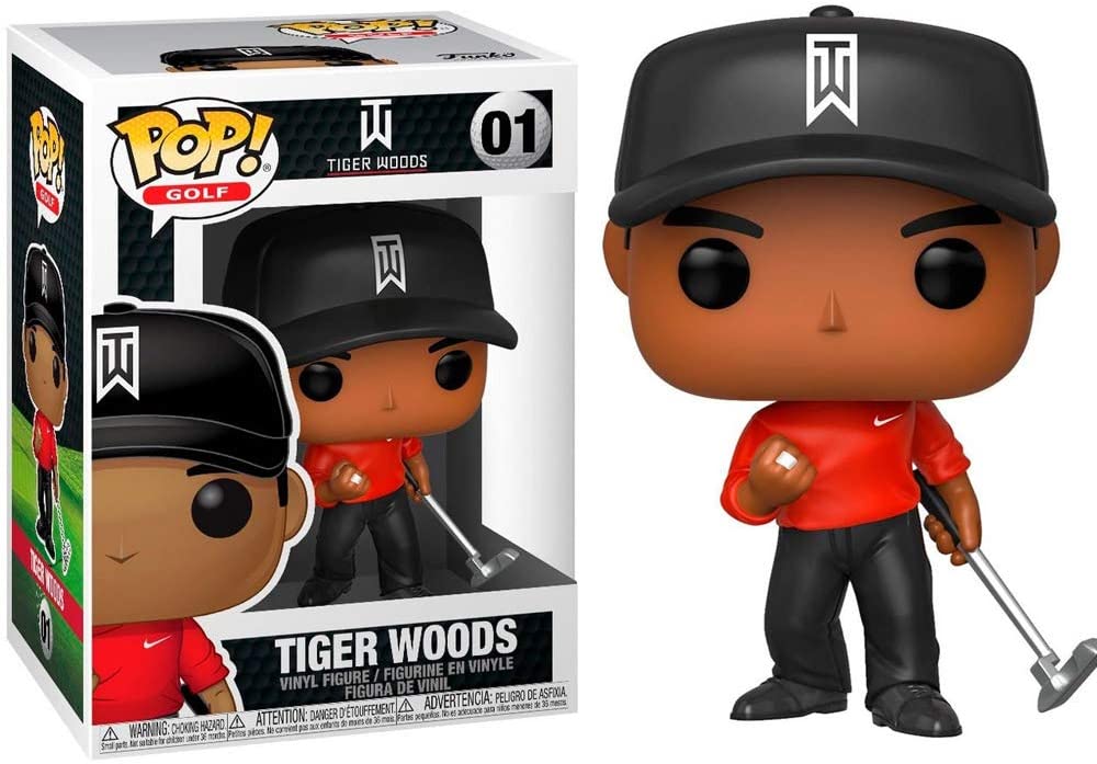Buy Funko POP Sports Golf Tiger Woods Red Shirt Vinyl Figure | Yallatoys.com