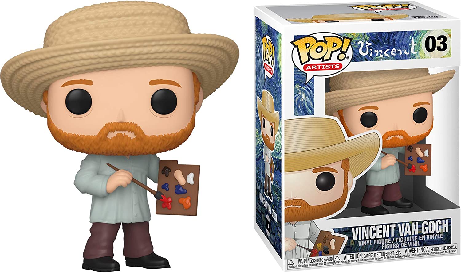 Buy Funko Pop Artists Vincent Van Gogh Vinyl Figure | Yallatoys.com