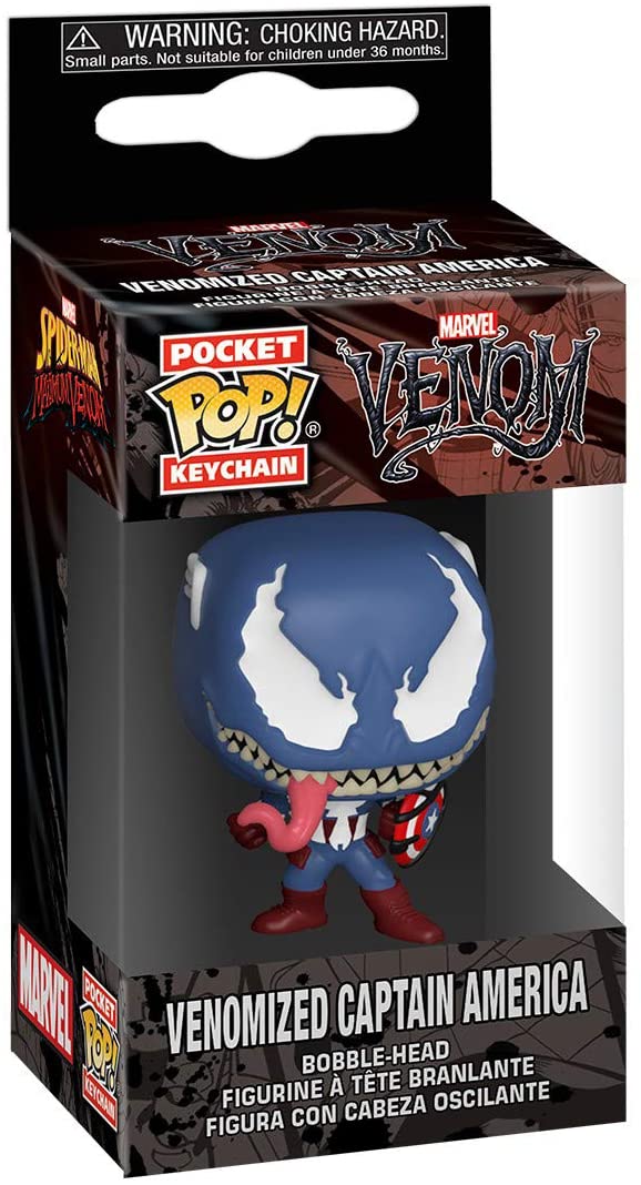 Buy Funko POP Pocket Ketchain Marvel Venomized Captain America | Yallatoys.com