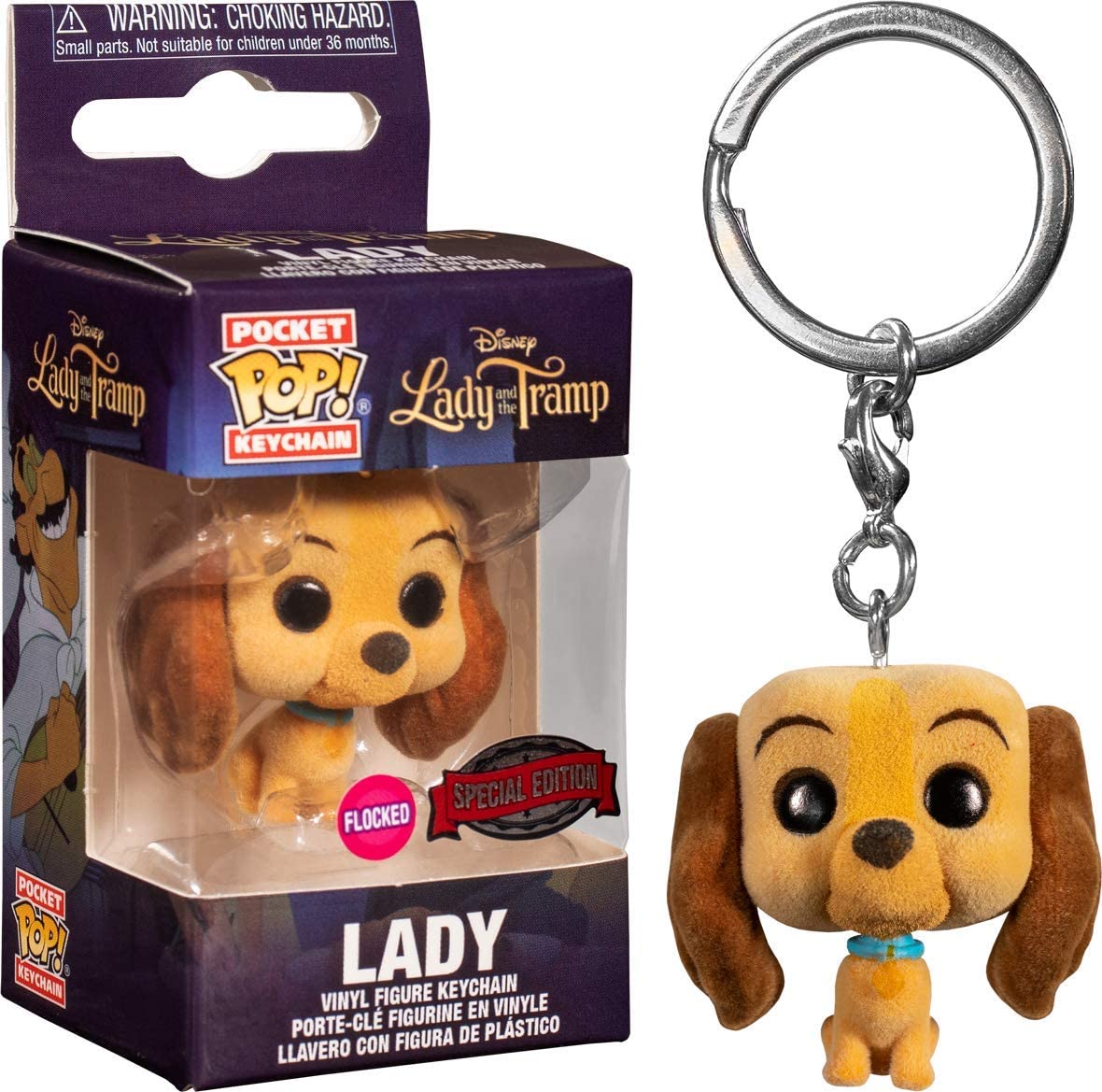Buy Funko POP Pocket Lady and Tramp Keychain | Yallatoys.com