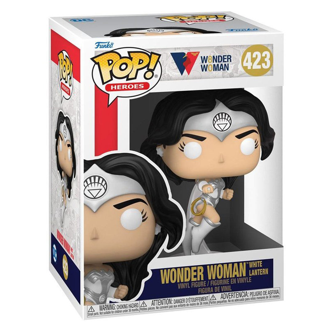 Buy Funko Wonder Woman Pop Heroes Vinyl Figure Wonder Woman White Lantern | Yallatoys.com