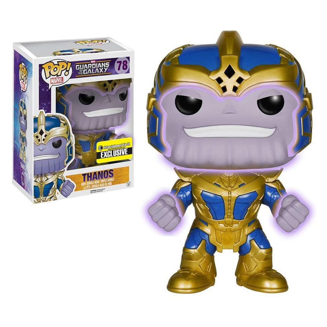 Buy Funko Guardians Of The Galaxy Thanos Pop Vinyl Bobble Head Entertainment Earth Exclusive Figure | Yallatoys.com