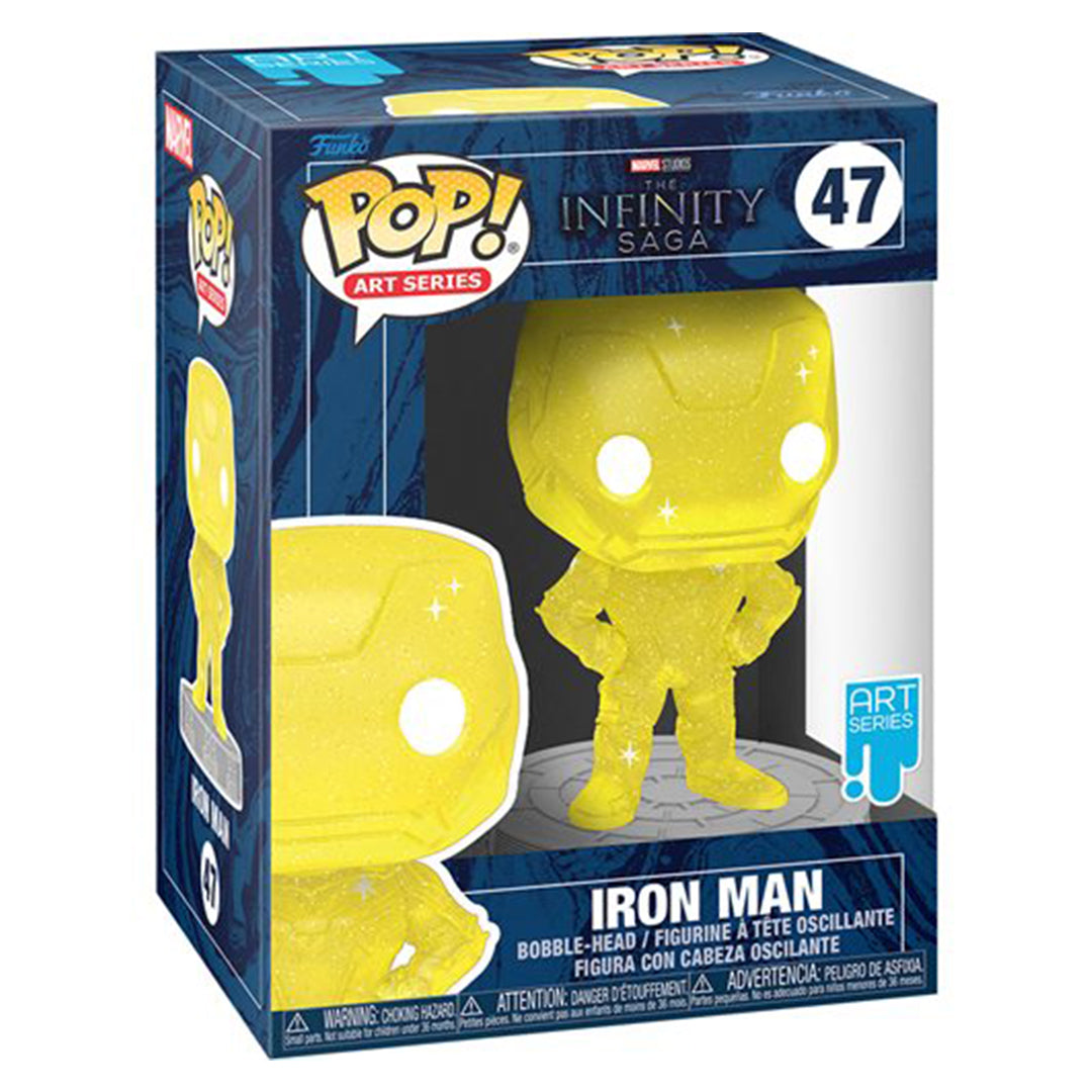 Buy Funko Avengers Infinity Saga Iron Man Yellow Artist Series Pop! Vinyl Figure | Yallatoys.com