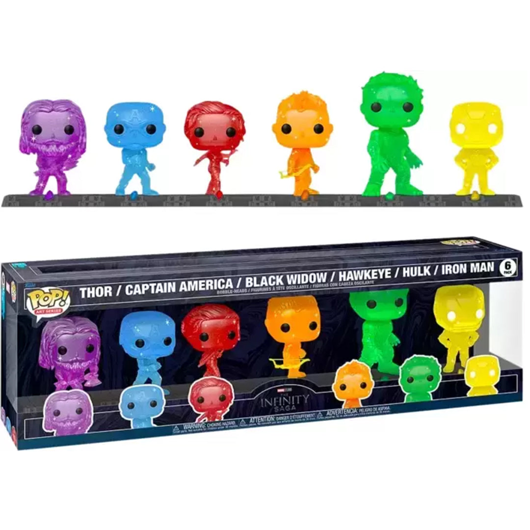 Buy Funko Pop Artist Series Infinity Saga 6pieces Avengers with Base | Yallatoys.com