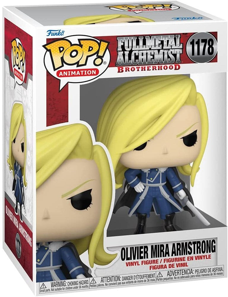 Buy Funko Pop Animation Fullmetal Alchemist Brotherhood Olivier Armstrng with Sword | Yallatoys.com