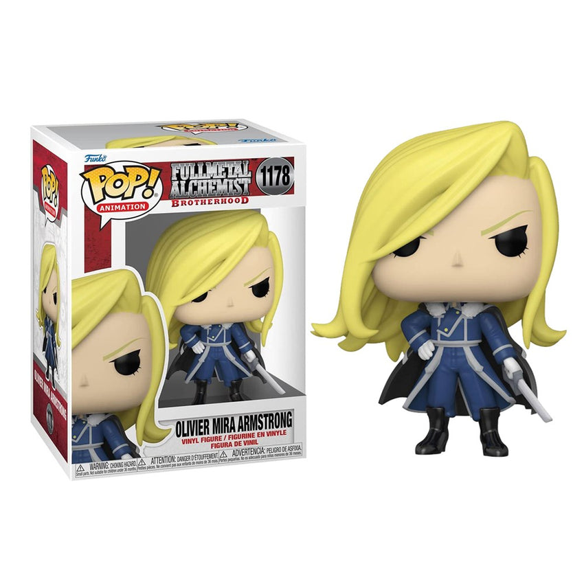 Buy Funko Pop Animation Fullmetal Alchemist Brotherhood Olivier Armstrng with Sword | Yallatoys.com