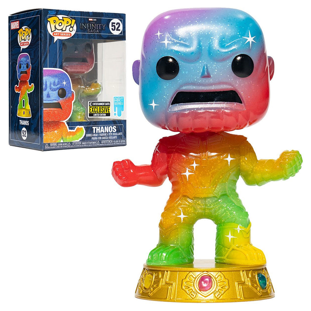 Buy Funko Pop Artist Series Infinity Saga Thanos Rainbow with Metallic Vinyl Figure | Yallatoys.com