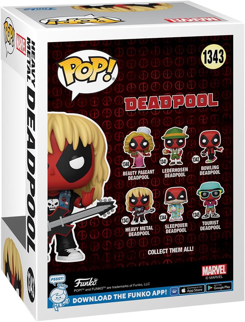 Buy Funko Pop Marvel Deadpool Metal Band | Yallatoys.com