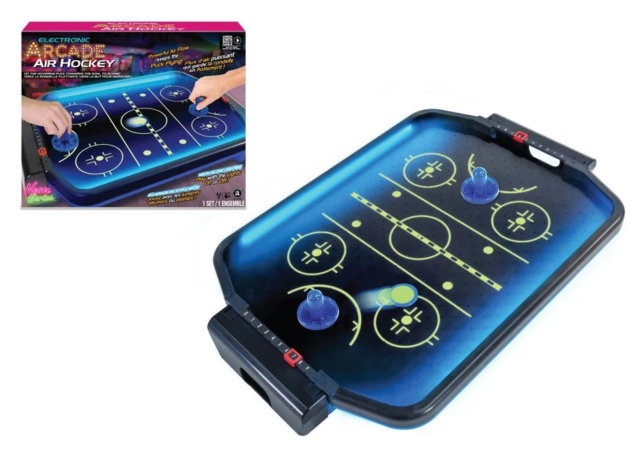 Buy Merchant Ambassador Electronic Arcade Air Hockey (Neon Series) | Yallatoys.com