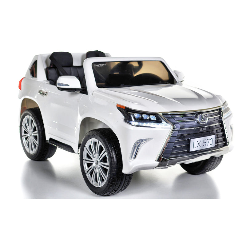 Buy Lexus LX 570 Remote Control 12V Battery Operated Ride On Car White | Yallatoys.com