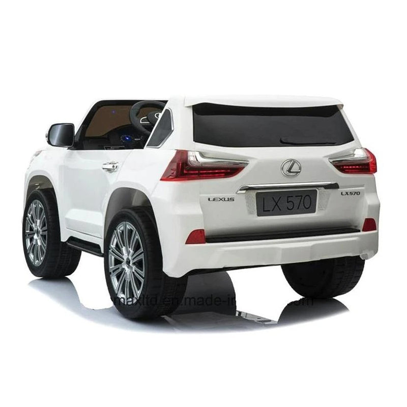 Buy Lexus LX 570 Remote Control 12V Battery Operated Ride On Car White | Yallatoys.com
