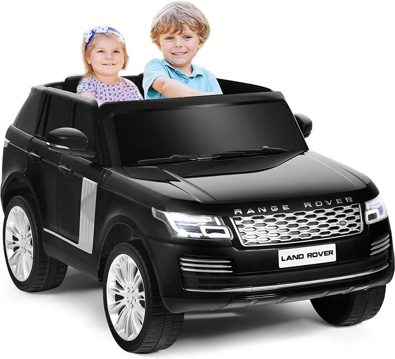 Buy Range Rover Remote Control 12V Battery Operated Ride On Car Black | Yallatoys.com