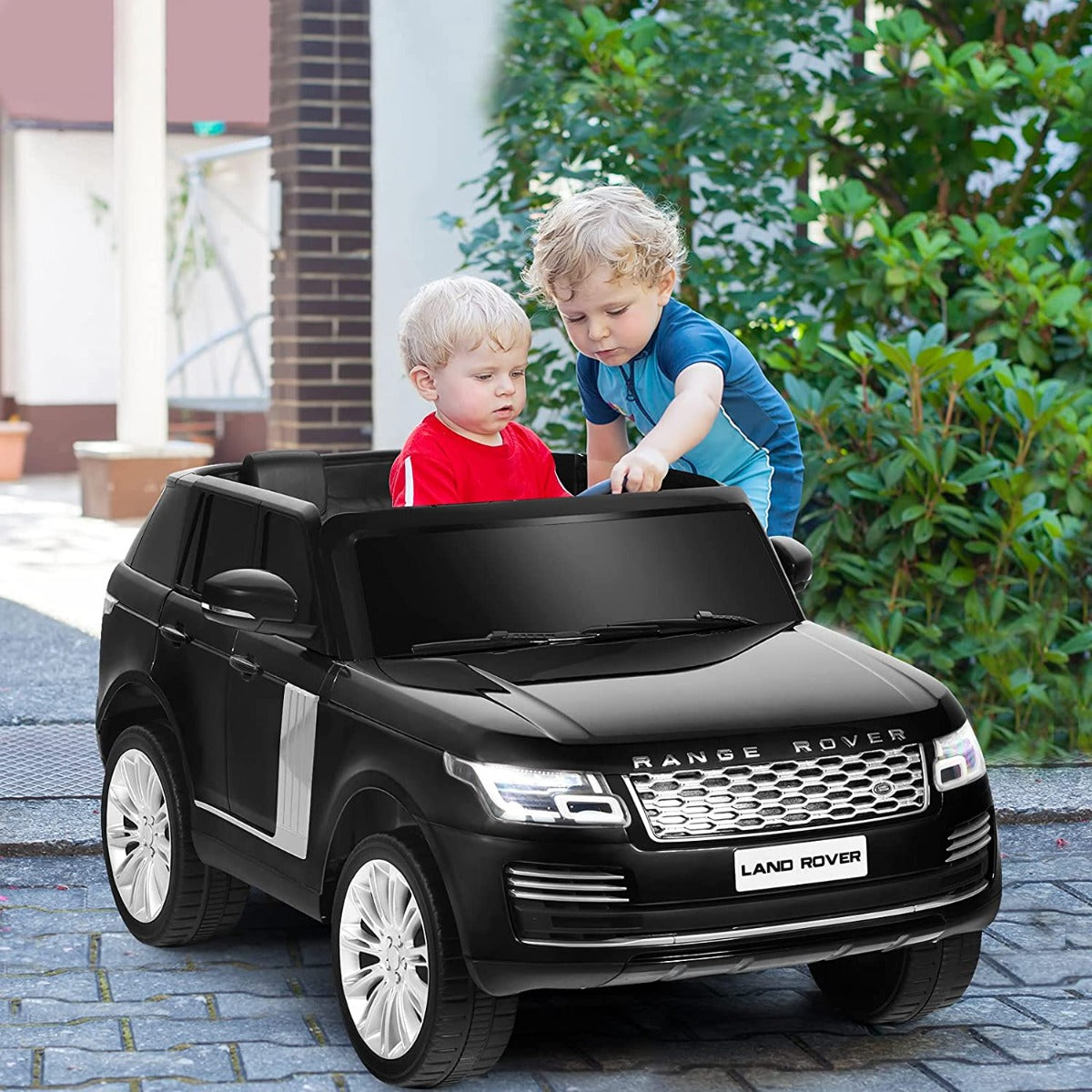 Buy Range Rover Remote Control 12V Battery Operated Ride On Car Black | Yallatoys.com