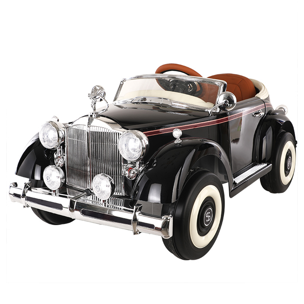 Buy Classic Rolls Royce Vintage Metallic Battery Operated with Remote Control Ride On Car | Yallatoys.com