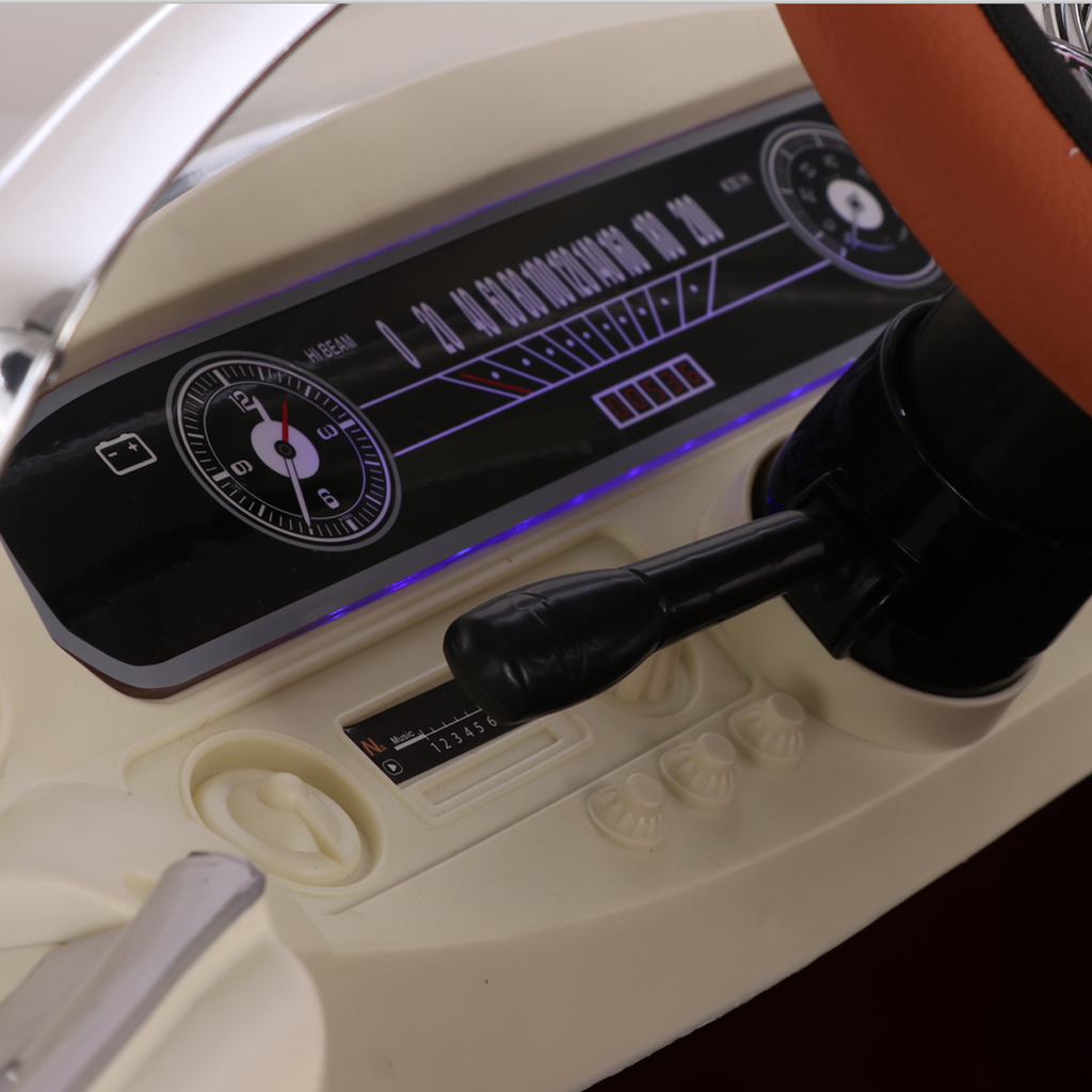 Buy Classic Rolls Royce Vintage Metallic Battery Operated with Remote Control Ride On Car | Yallatoys.com