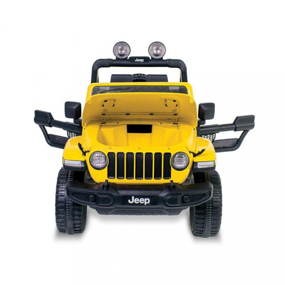 Buy Jeep Rubicon 12V Battery Operated Ride On Car Yellow | Yallatoys.com