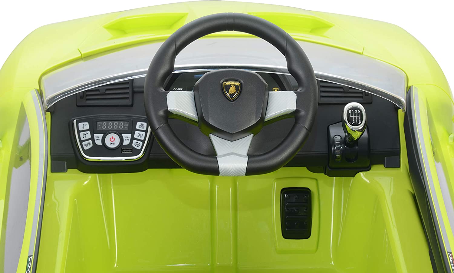 Buy Lamborghini 12V Battery Operated Ride On Car Eva Green | Yallatoys.com