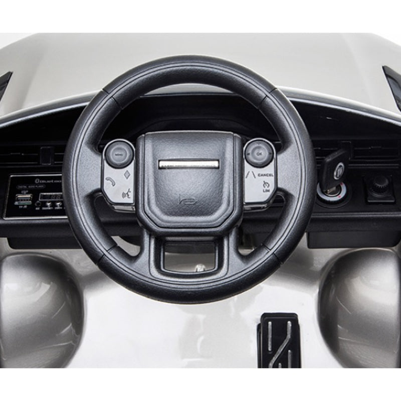 Buy Range Rover Evoque Sport 12V Battery Operated Ride On Car Silver | Yallatoys.com
