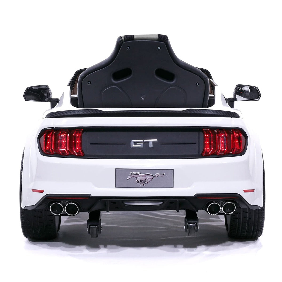 Buy Ford Mustang 12V Battery Operated Kids Ride On Car White | Yallatoys.com