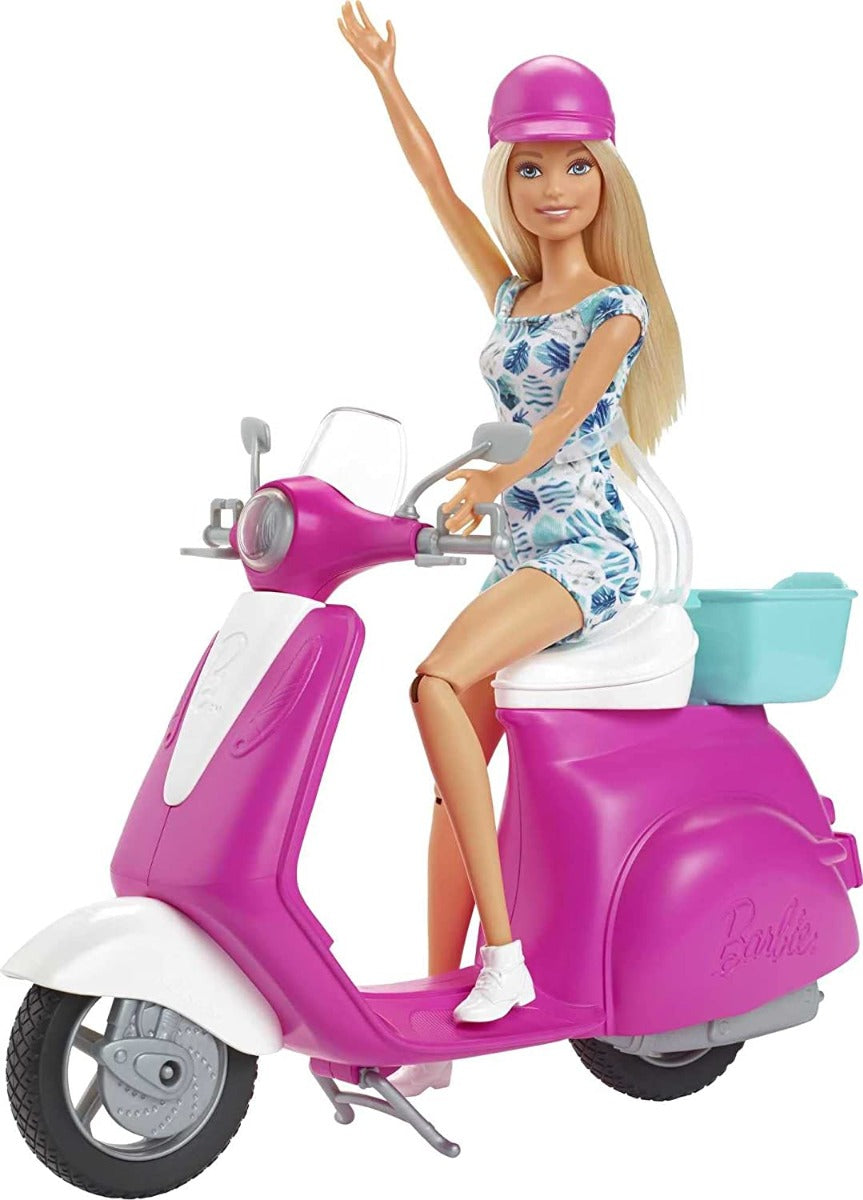 Buy Barbie Fashion Doll with Scooter | Yallatoys.com