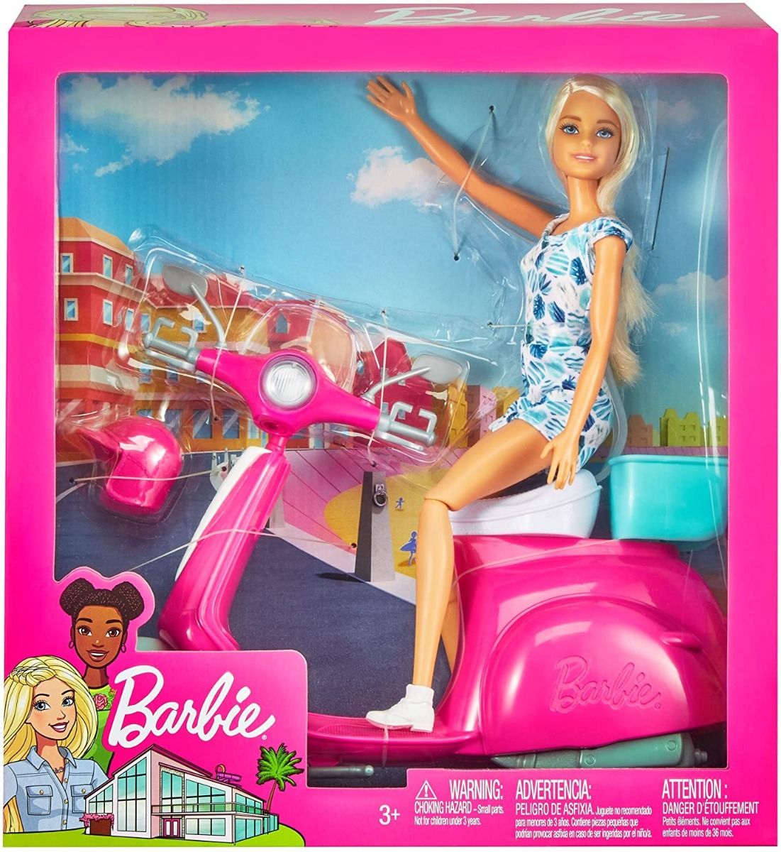 Buy Barbie Fashion Doll with Scooter | Yallatoys.com