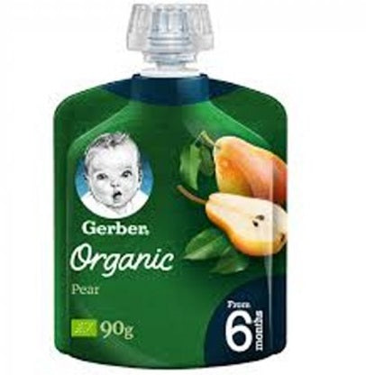 Gerber Organic Pears 90gm Gerber Yallatoys