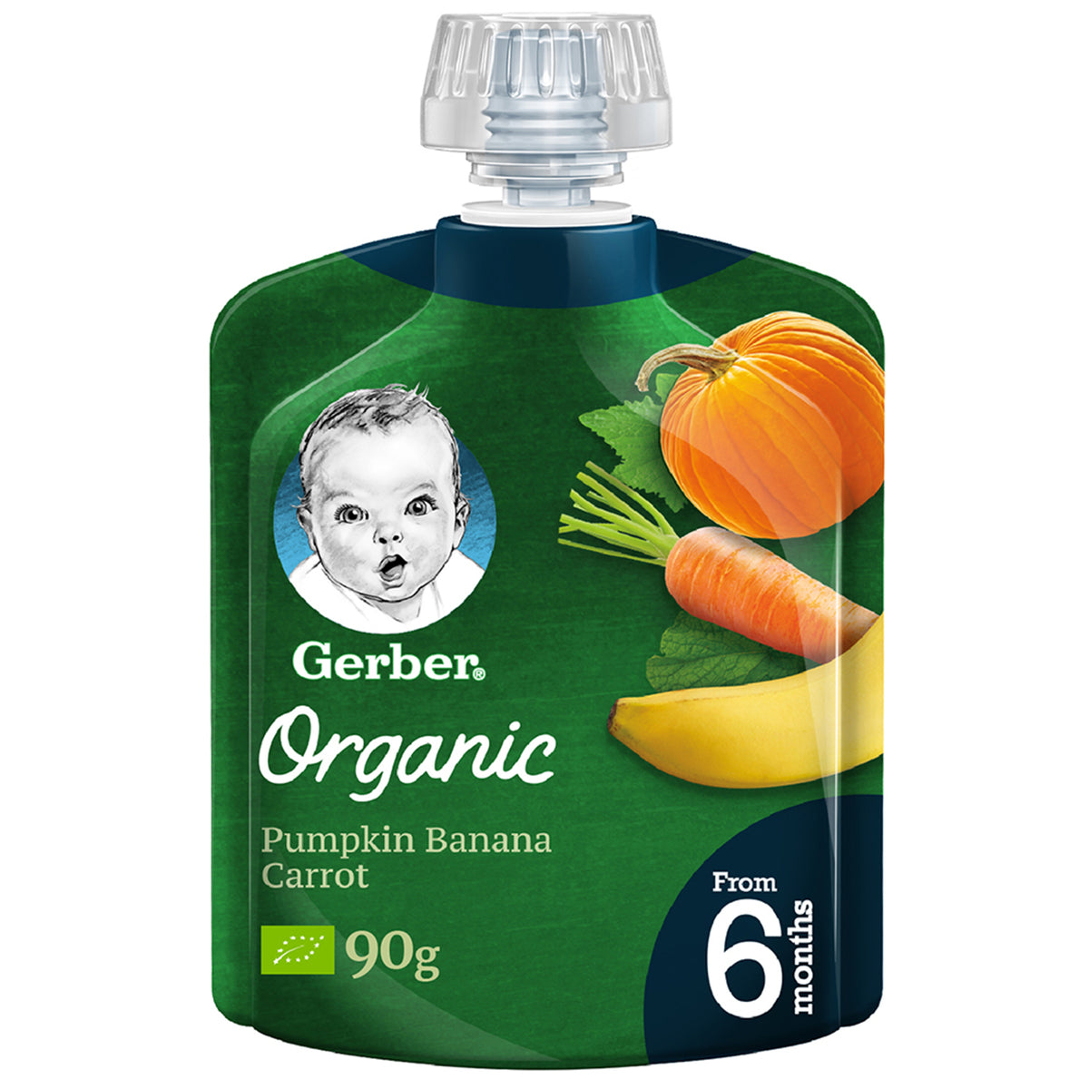 Gerber Organic Pumpkin Banana Carrot 90gm Gerber Yallatoys
