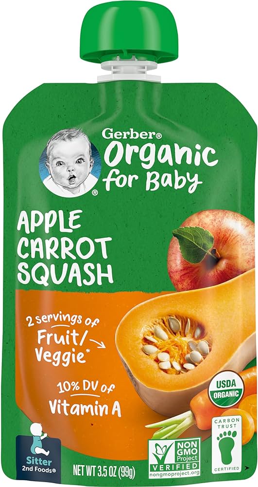 Gerber Bio Porridge Pumpkin Apple Carrot 110gm Gerber Yallatoys
