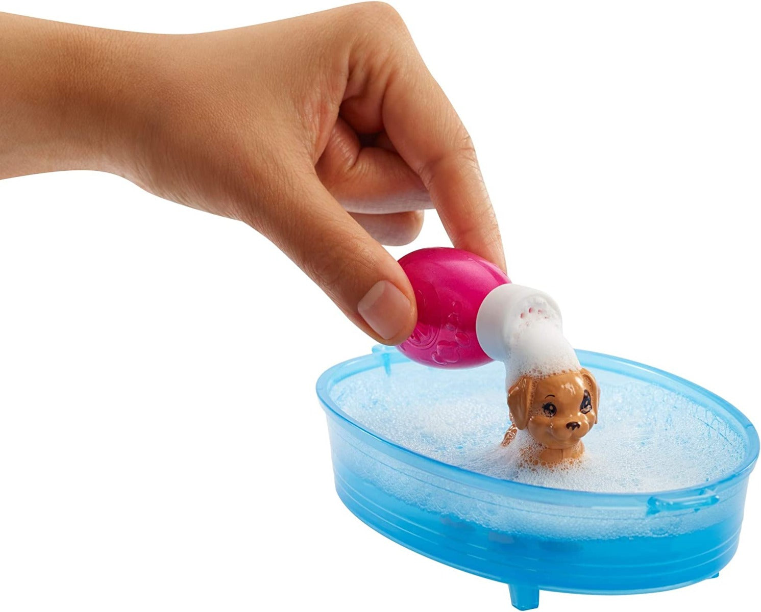 Buy Barbie Bath Time Doll Playset With 3 Puppies And Accessories | Yallatoys.com