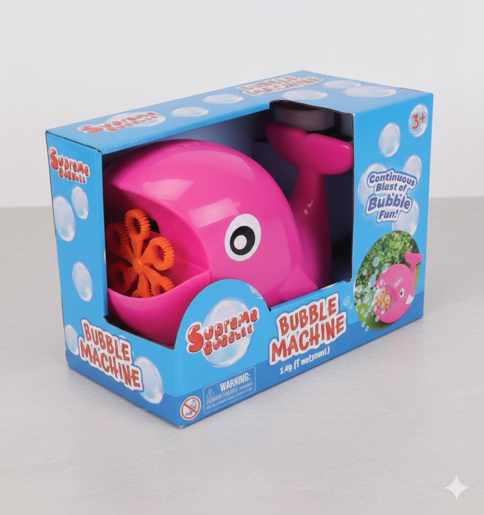 Buy Supreme Bubbles Whale Bubble Machine 50ml | Yallatoys.com