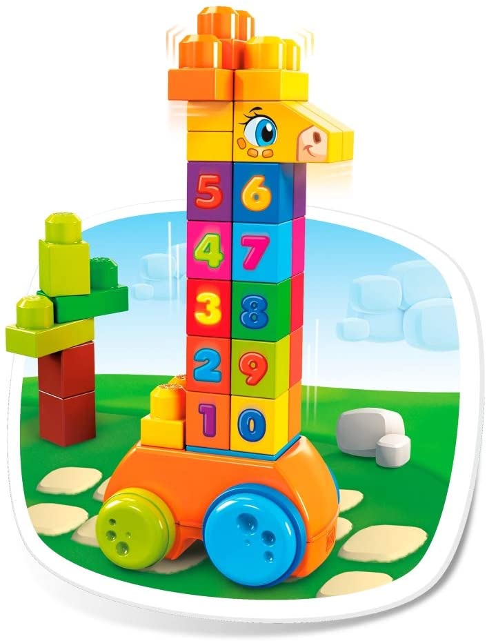Buy Mega Bloks Count & Bounce Giraffe | Yallatoys.com