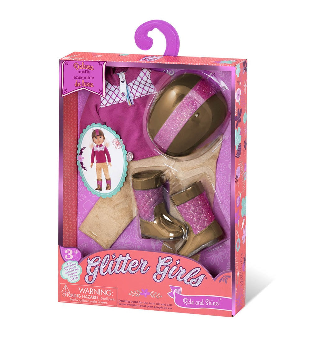 Buy Glitter Girl 14 Inches Doll Deluxe Equestrian Outfit | Yallatoys.com