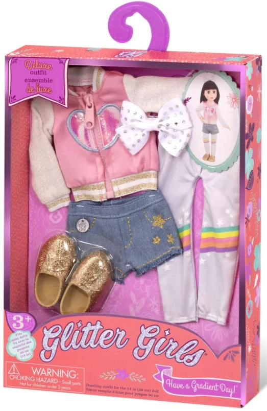 Buy Glitter Gril 14 Inches Doll Deluxe Puffy Coat Outfit | Yallatoys.com