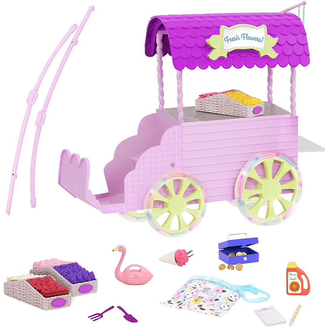 Buy Glitter Girl Horse Drawn Flower Carriage | Yallatoys.com