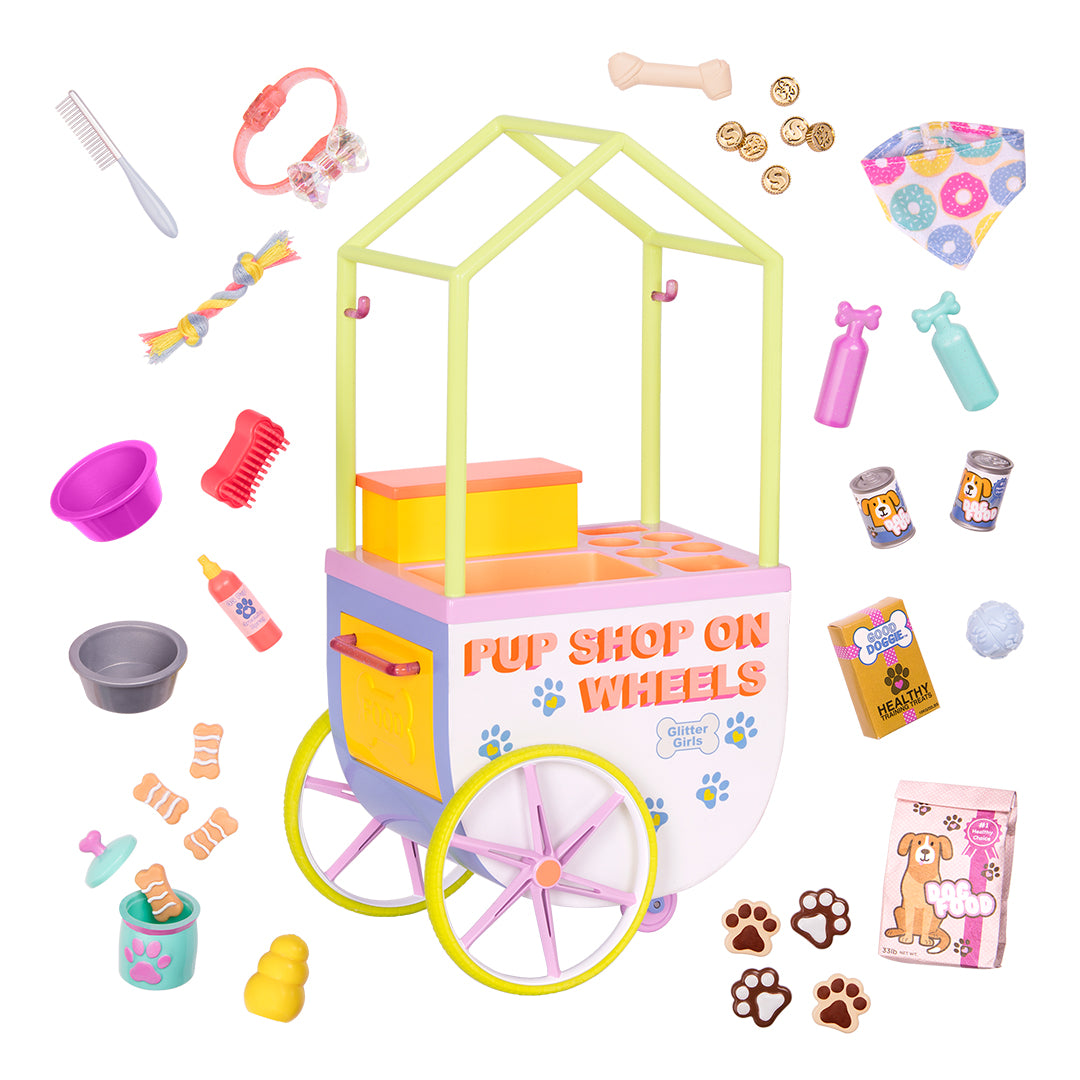 Buy Glitter Girls Pup Shop On Wheels Set | Yallatoys.com