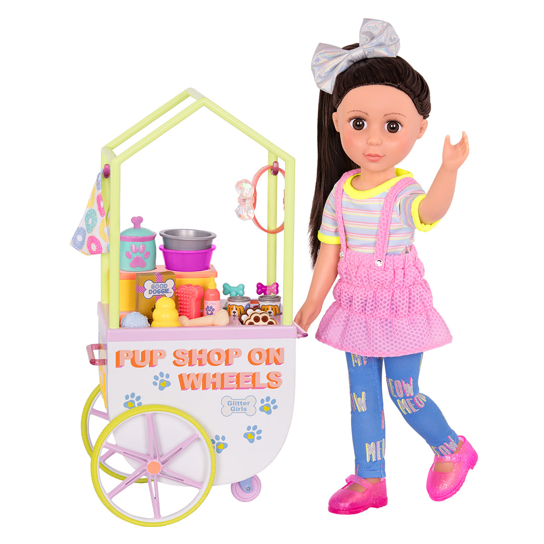Buy Glitter Girls Pup Shop On Wheels Set | Yallatoys.com
