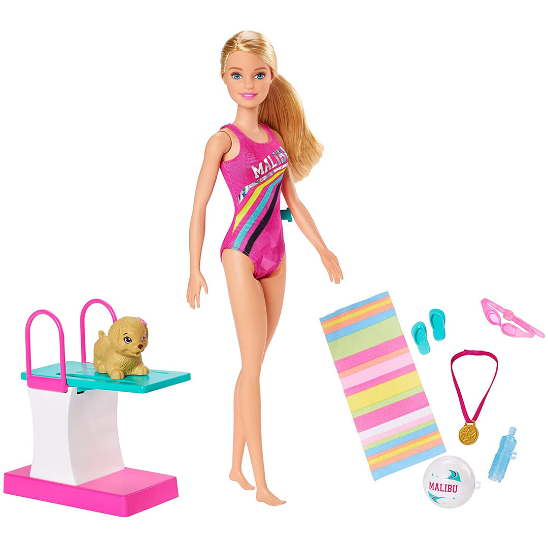Buy Barbie Dreamhouse With Doll Adventures Swimn Dive Doll And Accessories | Yallatoys.com