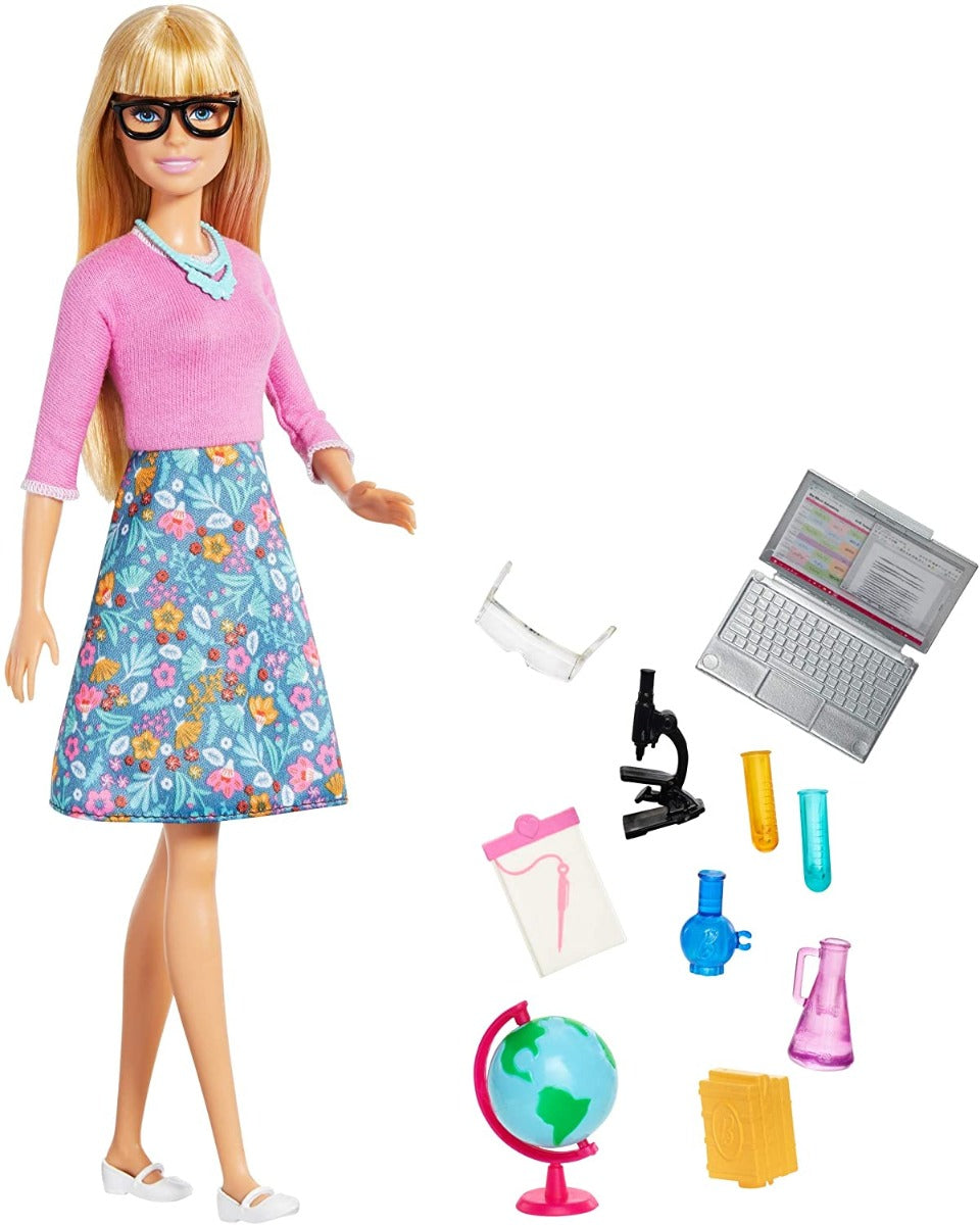 Buy Barbie Teacher Doll Ten Accessories for Classes | Yallatoys.com