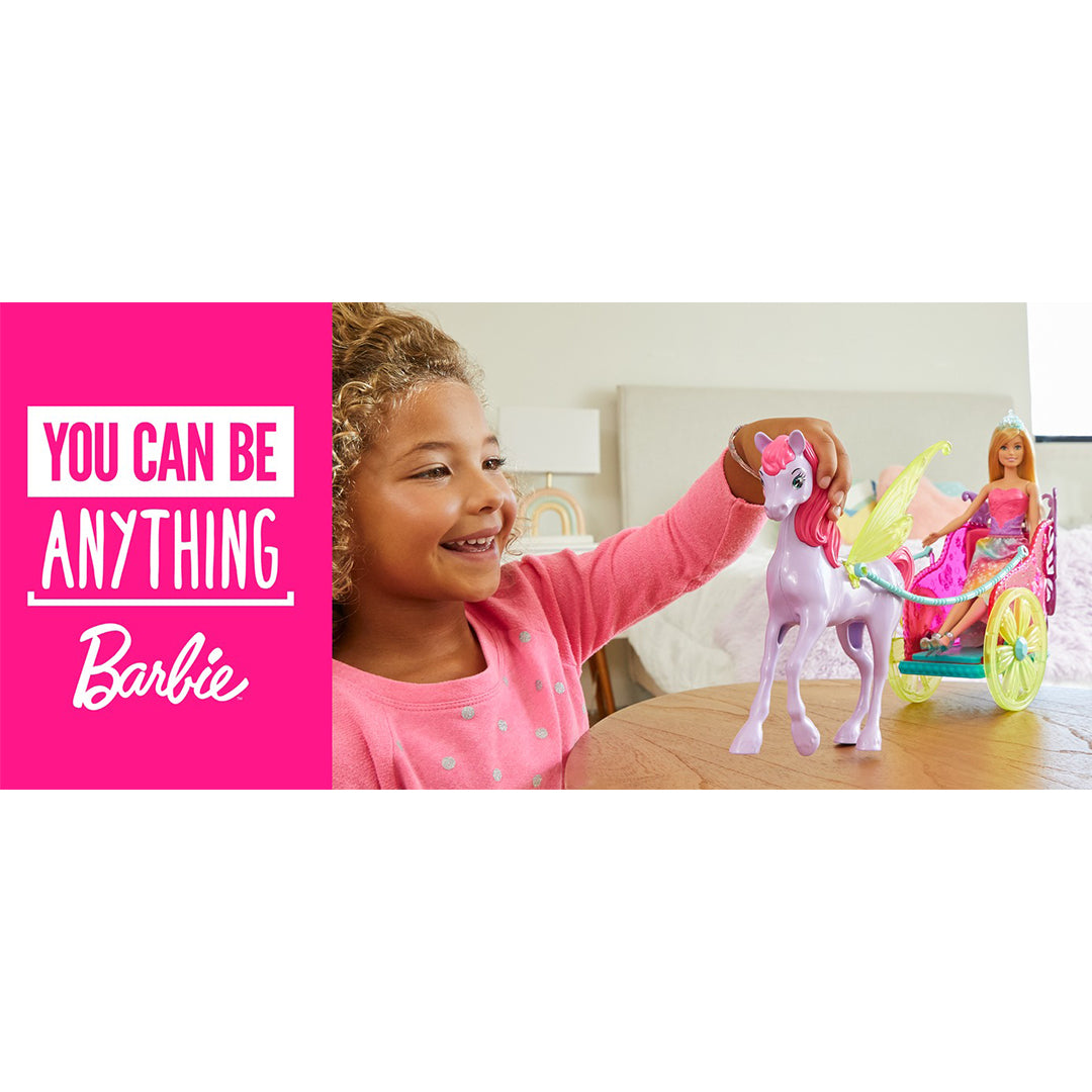 Buy Barbie Dreamtopia Princess with Carriage | Yallatoys.com