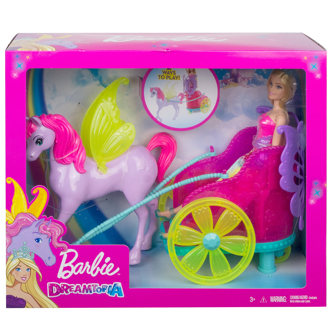 Buy Barbie Dreamtopia Princess with Carriage | Yallatoys.com