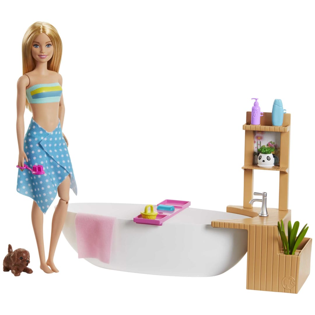 Buy Barbie Fizzy Bath Doll With Tub Playset | Yallatoys.com