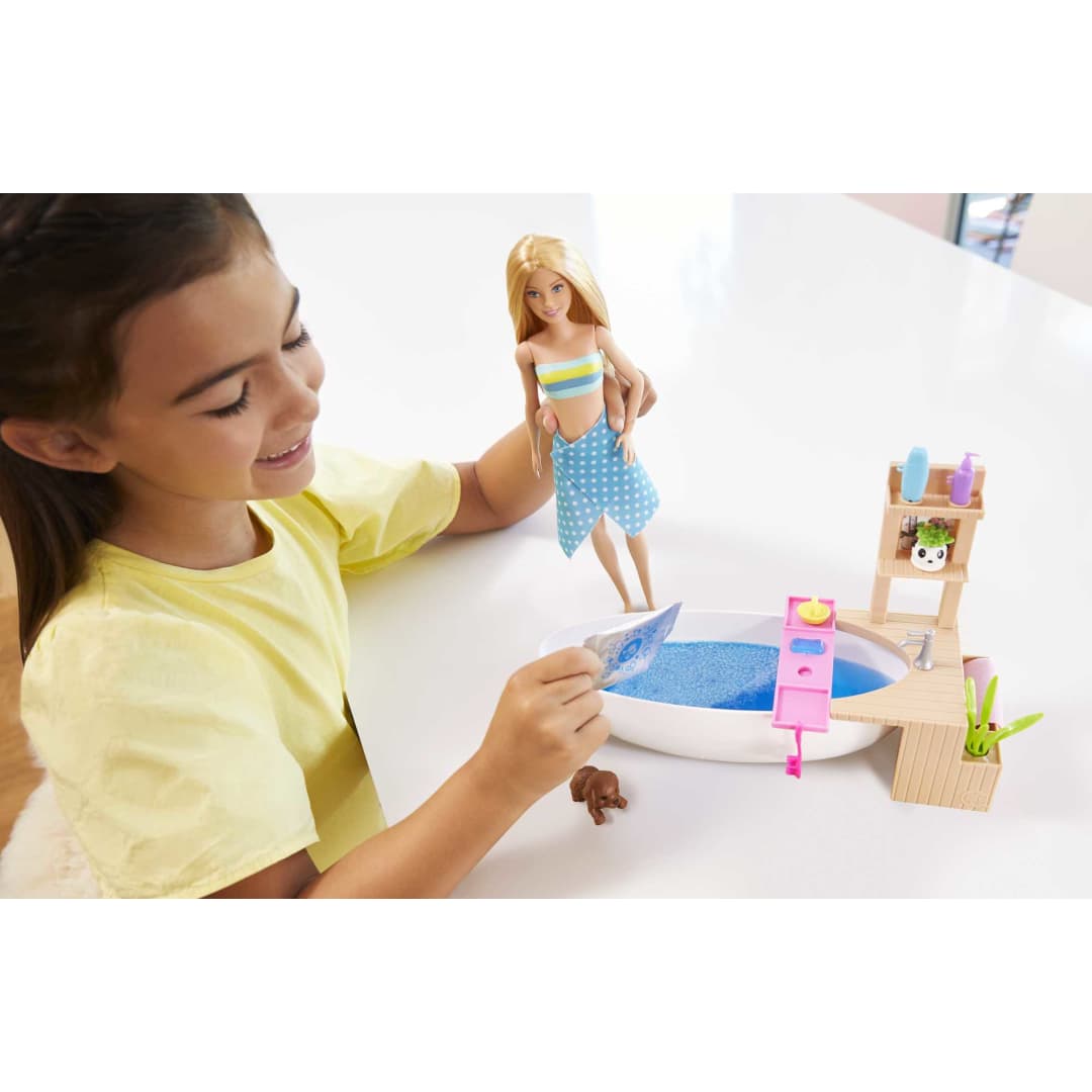 Buy Barbie Fizzy Bath Doll With Tub Playset | Yallatoys.com